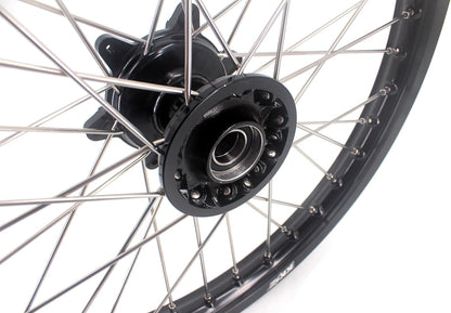 21/19 MX Casting Off-Road Wheels Rims Compatible with YAMAHA YZ125 YZ250 YZ250F YZ450F 2003-2024 Black Hub/Rim