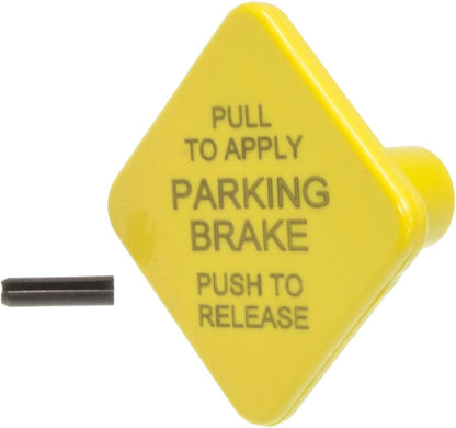 WA248433 Air Brake Valve Dash Knob Repair Part PP-1 Yellow Knob & Pin, Replaces Bendix 248433 Haldex KN20901 Torque Automann 170.248433 Stem Size 3/8 Inch Color Yellow Taxonomy D Knobs,