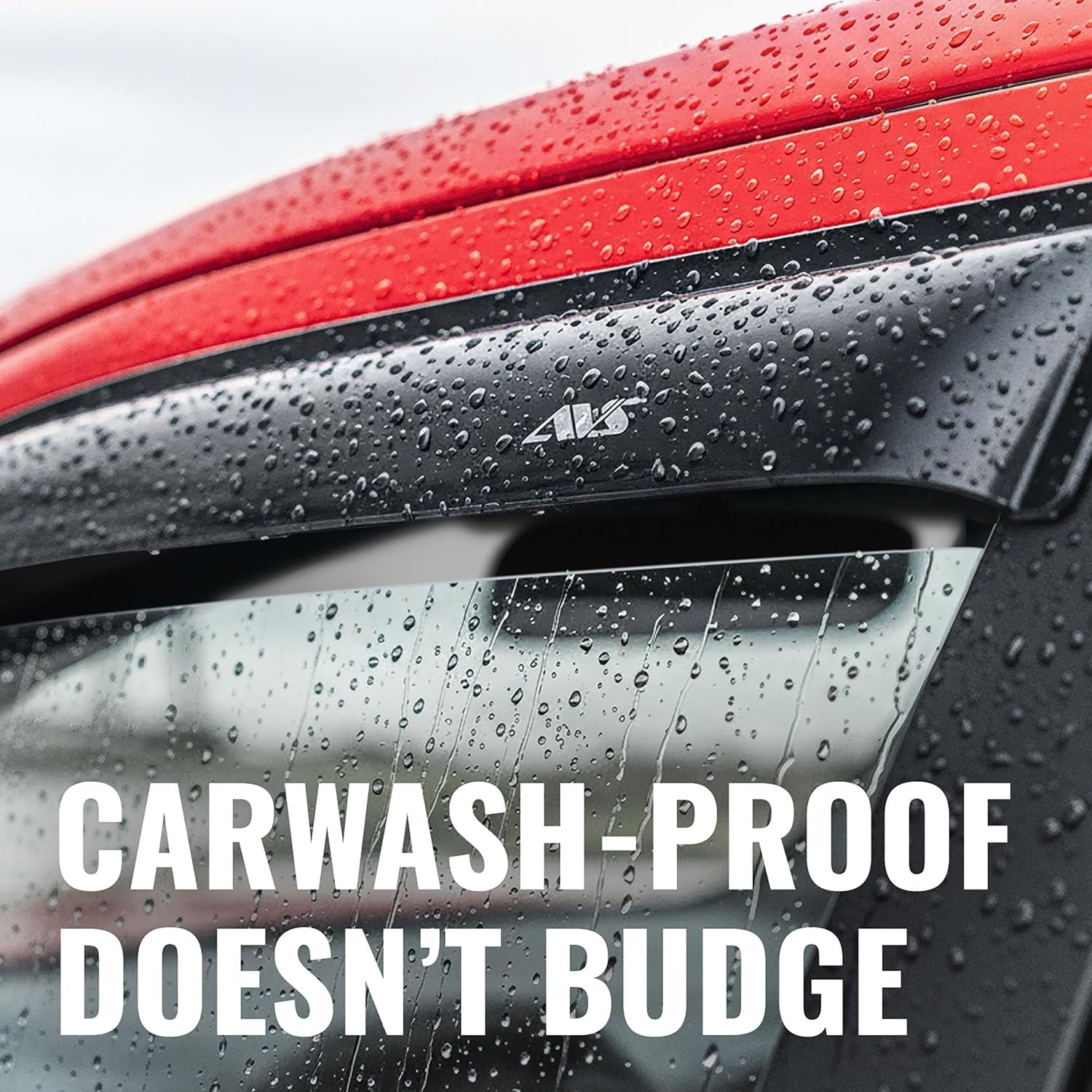 [] outside Mount Rain Guards for 2014-2018 Chevrolet Silverado-Gmc Sierra 1500; 2015-2019 Silver-Sierra 2500 & 3500, CREW CAB ONLY | Window Vent Visors, 4 Pcs. - Smoke | 94536