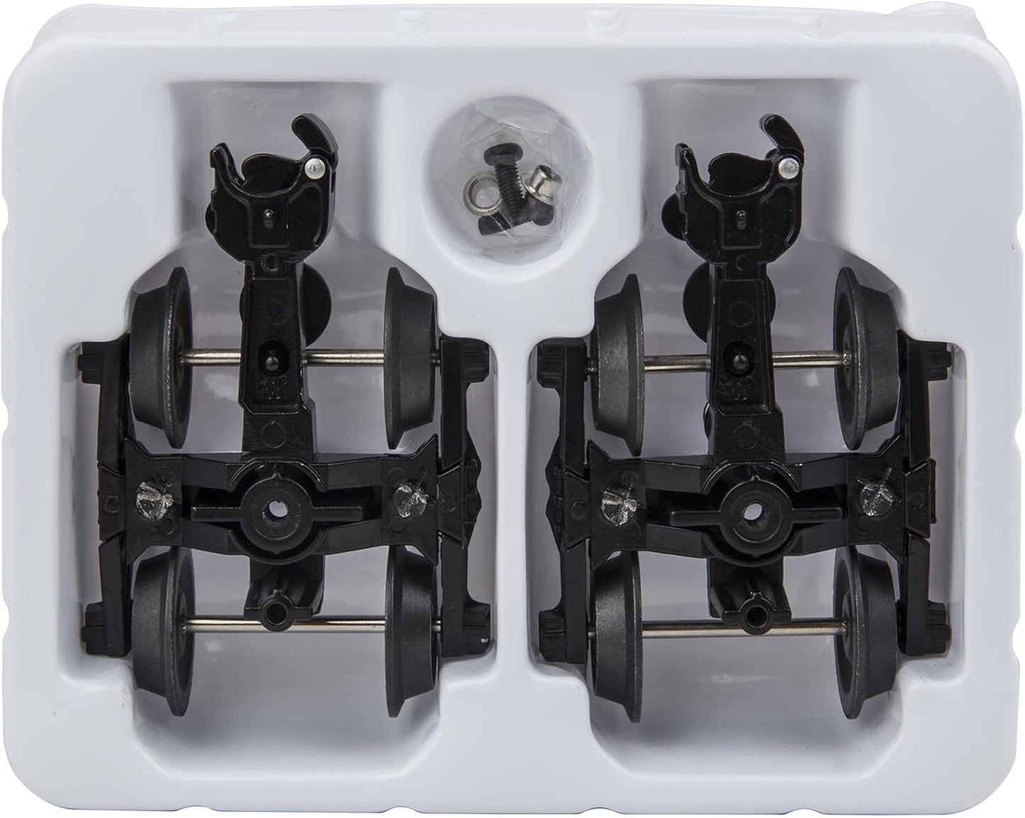 O Gauge Die Cast Metal Sprung Trucks 2-Pack Model Train Parts Accessory