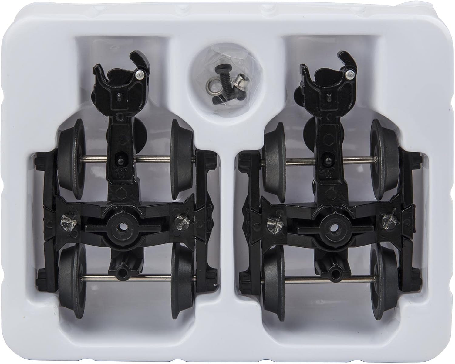 O Gauge Die Cast Metal Sprung Trucks 2-Pack Model Train Parts Accessory