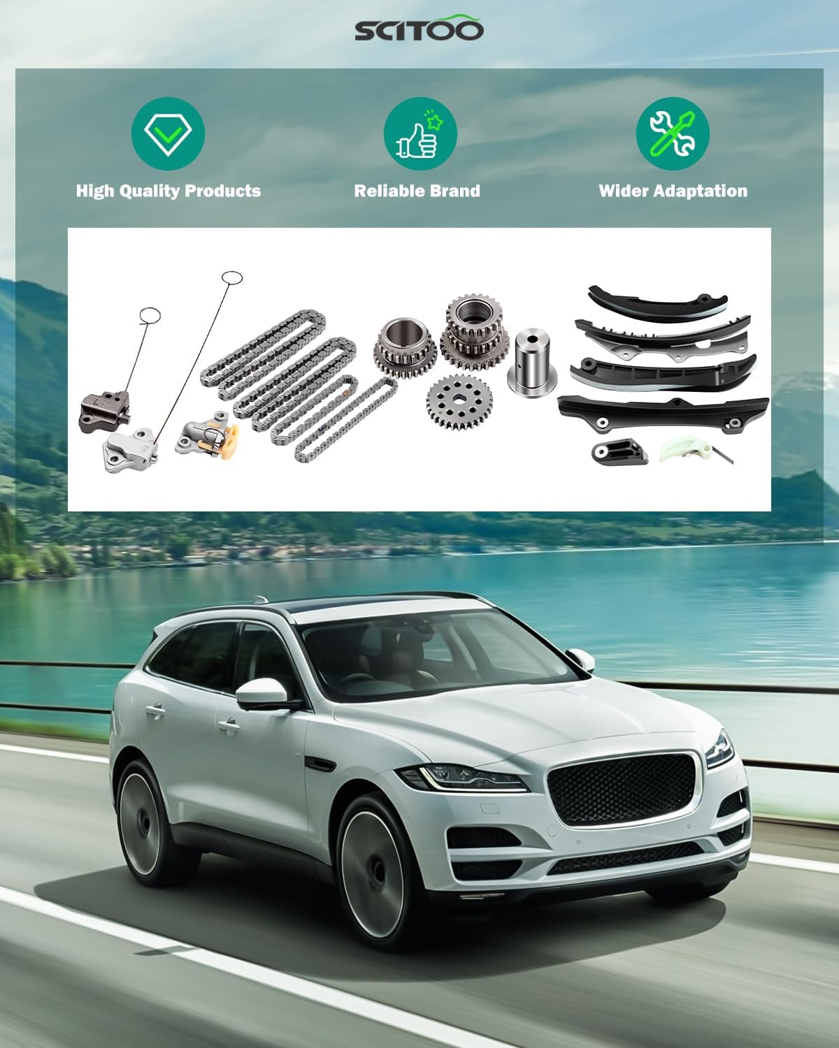 Timing Chain Kit for for Ford for Mercury Ranger for Explorer Mustang for Mountaineer 4.0L