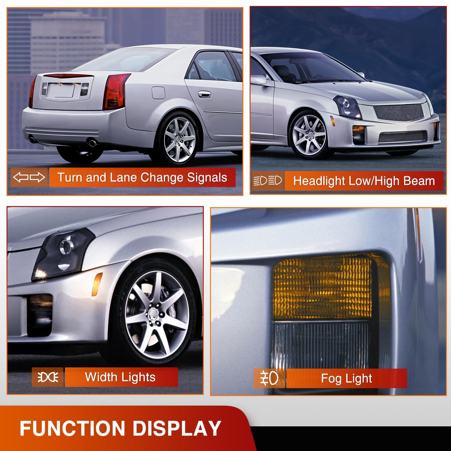 Turn Signal Switch Compatible with 2004 2005 2006 2007 Cadillac CTS 2004 2005 2006 Cadillac SRX W/Fog Lights Windshield Wiper Combination Dimmer Lever Switches with Cruise Control