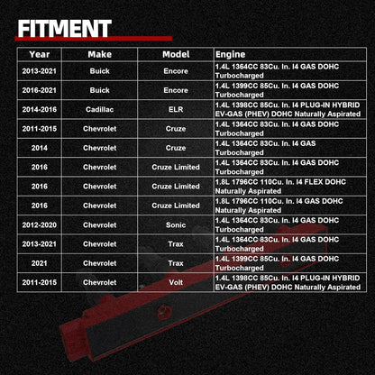 Upgrade Ignition Coil Compatible with 2011-2021 Chevy Cruze Sonic Volt Trax Buick Encore ELR Cadillac EL 1.4L Replace 25198623 55579072