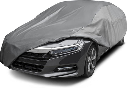 Ultra Light Waterproof Car Cover for Automobiles All Weather Protection, Windproof & Breathable, Fits Sedan up to 200"