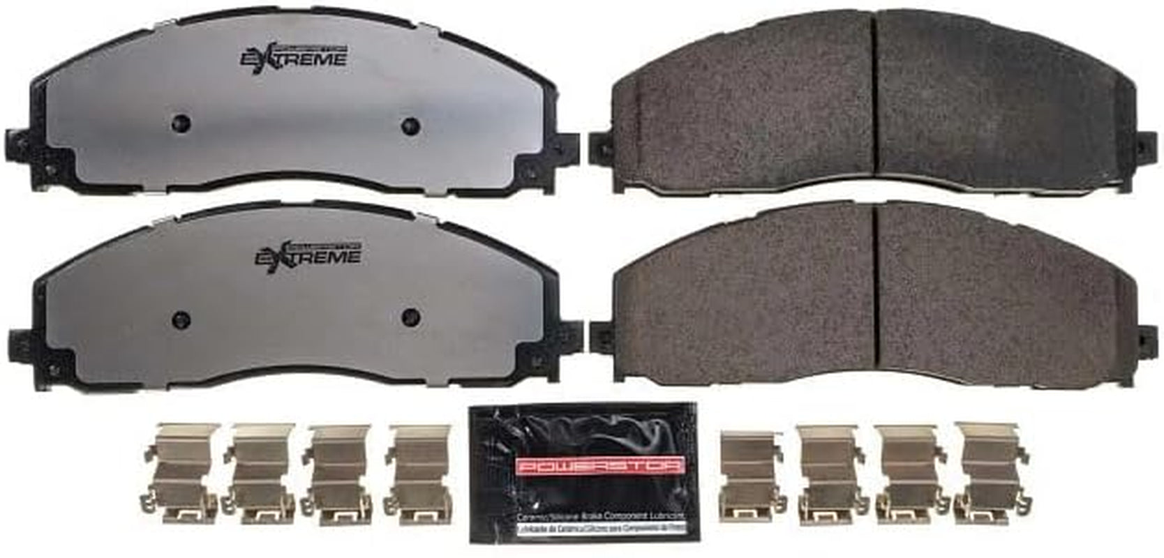 Z36-1680 Front Z36 Truck & Tow Carbon-Fiber Ceramic Brake Pads for 2013-2022 Ford F-250 F-350 | 2013-2016 F-450 Super Duty 8 Lug