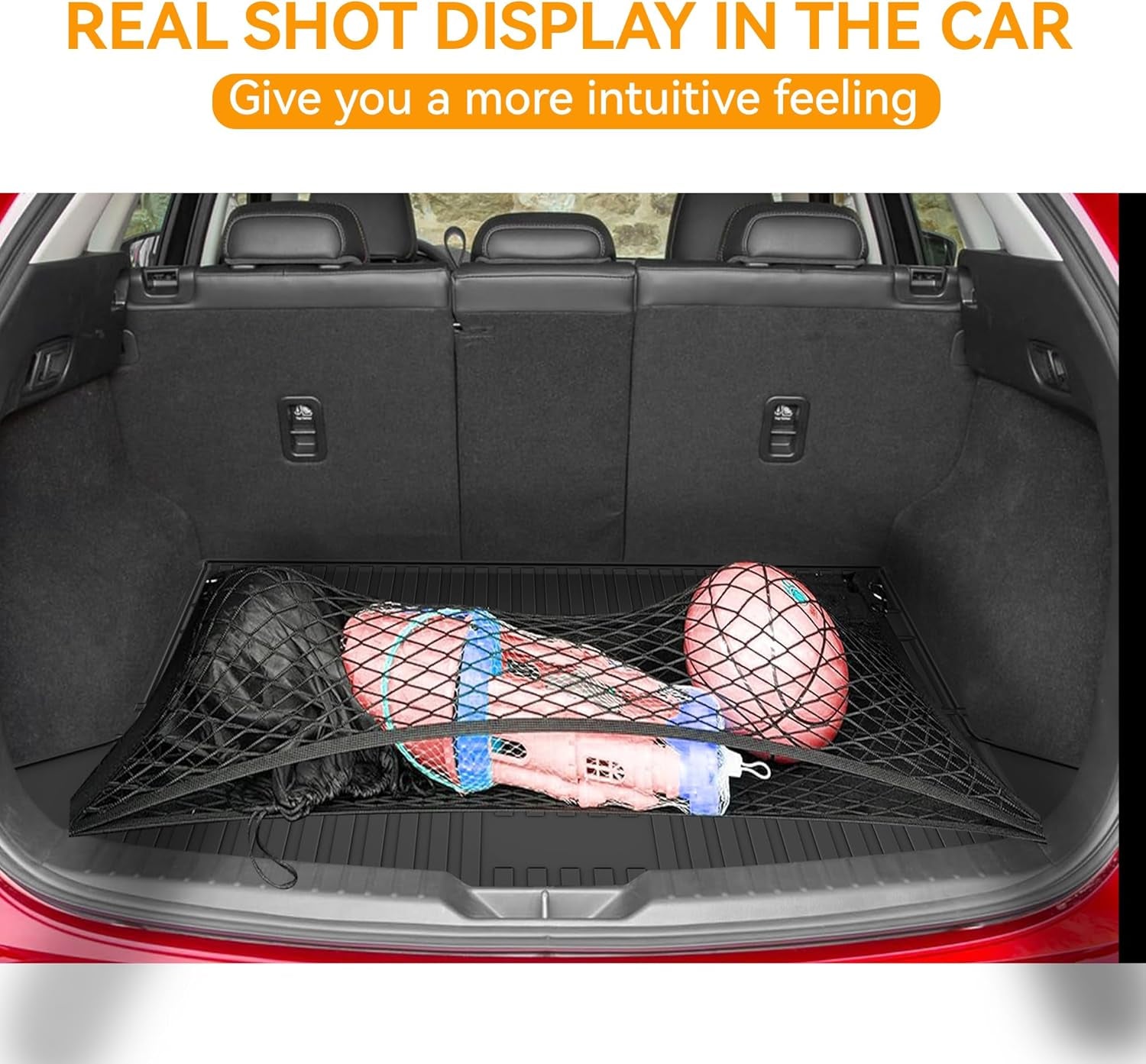 Trunk Cargo Liner Mat Tray Fit for Mazda CX-5 2017 2018 2019 2020 2021 2022 2023 2024 All Weather Rear Trunk Carpet Interior CX5 Accessories Waterproof Custom Fit Odorless TPE (Black)