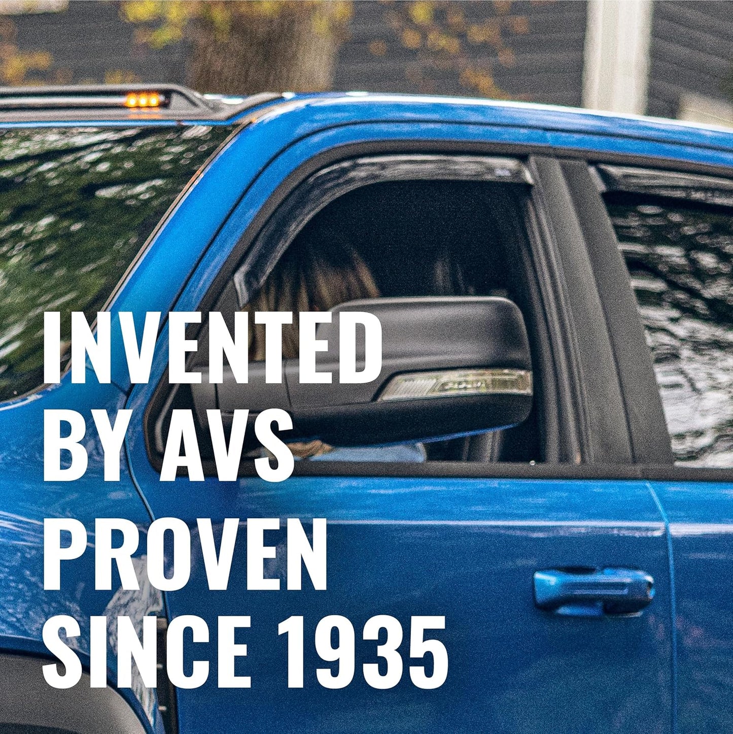 [AVS] In-Channel Rain Guards for 2015 - 2024 Ford Edge | Window Vent Visors, 4 Pcs. - Smoke | 194930