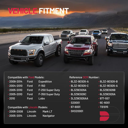 Throttle Body Compatible with Ford Expedition 2009-2014, F-150 2004-2010, F-250 F-350 Super Duty 05-10, Lobo 2010, Compatible with Lincoln Mark LT 06-2008, Navigator 05-14 Replaces 8L3Z-9E926-A